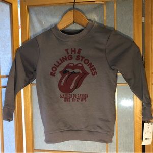 KIDS Rolling Stones Sweatshirt 4T Madison Square Garden 1975